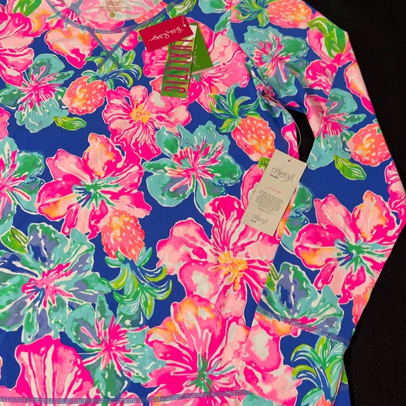 Lilly Pulitzer XL luxletic meryl nylon top new & rare - Picture 5 of 10